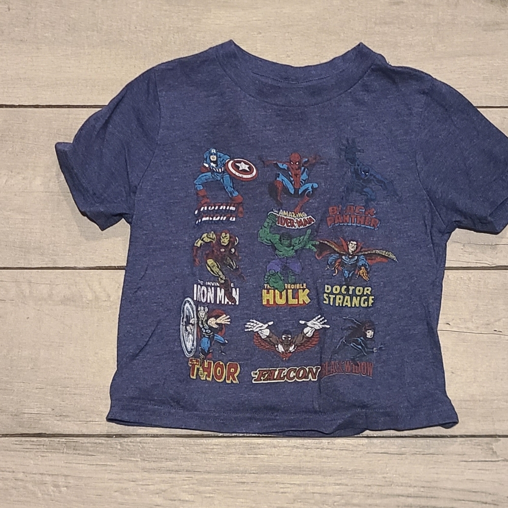 🍁Marvel Superhero toddler tee🧁
